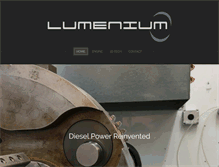 Tablet Screenshot of lumenium.com